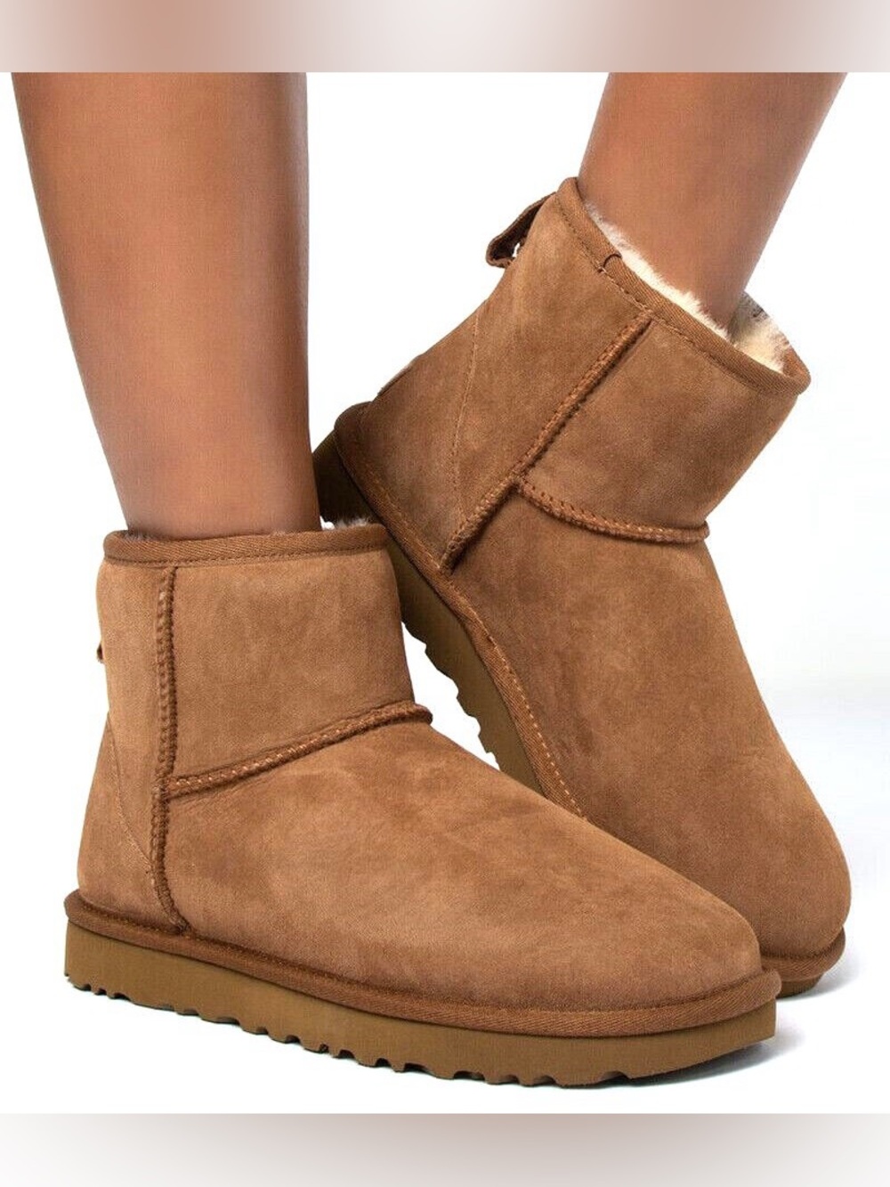 UGG Classic Mini II Women's Fashion Boots Chestnut 10